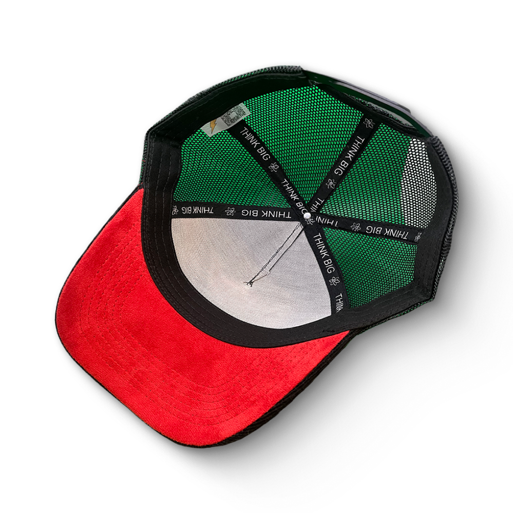 All-Black Corduroy Trucker Snapback