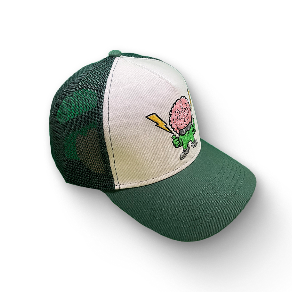 Green corduroy Snapback